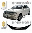 Дефлектор капота (серый) CHEVROLET LACETTI Hatchback (06-)