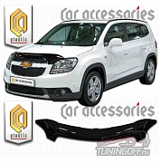 Дефлектор капота (черный) CHEVROLET ORLANDO