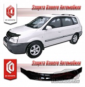 Дефлектор капота (прозрачный) KIA CARENS (2003-2006)
