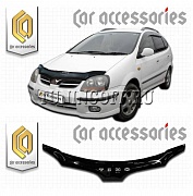 Очки на фары (Черные) NISSAN TINO / ALMERA (98-03)