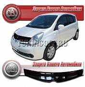 Дефлектор капота (Черный) NISSAN NOTE (05-07)