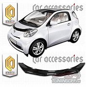 Дефлектор капота (серый) TOYOTA IQ (2008-)