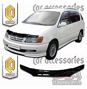 Дефлектор капота (серый) TOYOTA IPSUM / PICNIC M10G-M15G (96-98)