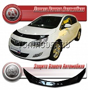 Дефлектор капота (серый) OPEL ASTRA (2011-)