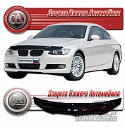 Дефлектор капота (черный) BMW 3Series (2005-2011)