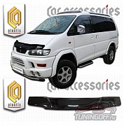 Дефлектор капота (прозрачный) MITSUBISHI DELICA (98-05)