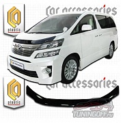 Дефлектор капоты (черный) TOYOTA VELLFIRE (2008-)