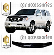 Дефлектор капота (Чёрный) NISSAN PATHFINDER (2005-2010)