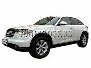 Очки на фары (прозрачные)  INFINITI FX35