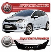 Дефлектор капота (серый) FORD FIESTA (2008-)