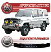Дефлектор капота (серый) LAND CRUISER PRADO 7X