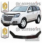 Дефлектор капота (черный) GREAT WALL HOVER H3 (2014-)