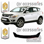 Дефлектор капота (черный) FORD KUGA (2008-)