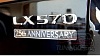 Фары рестайлинг (черные) LEXUS LX570 (2008-2015)