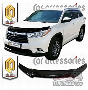 Дефлектор капота (прозрачный) TOYOTA HIGHLANDER (2014-)