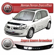 Дефлектор капота (черный) RENAULT SCENIC (06-)