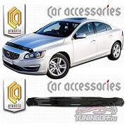 Дефлектор капота (черный) VOLVO S60 (2013-)
