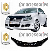 Дефлектор капота (серый) VOLKSWAGEN JETTA (06-)