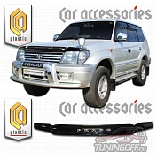 Дефлектор капота (серый) LAND CRUISER PRADO 9X (96-01)