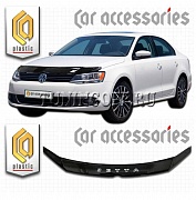 Дефлектор капота (серый) VOLKSWAGEN JETTA (2011-)
