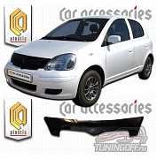 Дефлектор капота (серый) TOYOTA VITZ / YARIS (99-04)