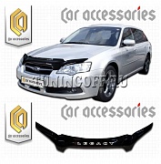 Дефлектор капота (черный) SUBARU LEGACY B4 / OUTBACK (03-)