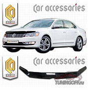 Дефлектор капота (прозрачный) VOLKSWAGEN PASSAT B7 (2011-)
