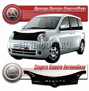 Дефлектор капота (прозрачный) TOYOTA SIENTA (2003-)