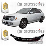 Дефлектор капота (черный) SUBARU IMPREZA WAGON (00-01)