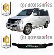 Дефлектор капота (черный) HONDA StepWagon RF1, RF2 (96-00)