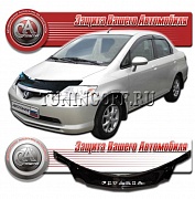 Очки на фары (серые) HONDA FIT ARIA / CITY (02-)