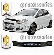 Дефлектор капота (прозрачный) FIAT BRAVO (2007-)