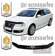 Дефлектор капота (прозрачный) VOLKSWAGEN PASSAT  B6 / MAGOTAN (2005-) универсал