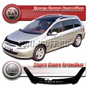Дефлектор капота (черный) PEUGEOT 307 SW