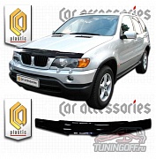 Дефлектор капота (черный) BMW X5 (2000-2003)