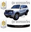 Очки на фары (серые) MITSUBISHI PAJERO / MONTERO (2002-2006)