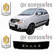 Дефлектор капота (прозрачный) CHEVROLET SPARK (2007)