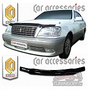 Дефлектор капота (черный) TOYOTA CROWN 170 (99-03)