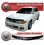Дефлектор капота (черный) NISSAN WINGROAD / AD VY-11 (1999-2000)