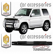 Дефлектор капота (черный) NISSAN KIX (2008-)