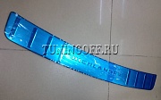 Хромированная накладка на задний бампер TOYOTA HIGHLANDER (2011-)