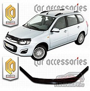 Дефлектор капота (прозрачный) LADA KALINA (2013-) универсал