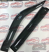 Ветровики дверные (дымчатые) LAND CRUISER PRADO (96-01)